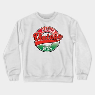 acapulco mexico vintage logo Crewneck Sweatshirt